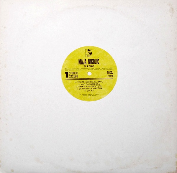 Maja Nikolić - Sad me pronađi (1995).jpg