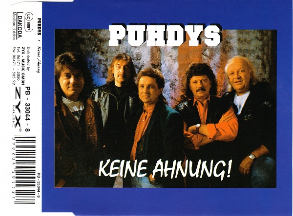 Puhdys - Keine Ahnung 1994 Single.jpg