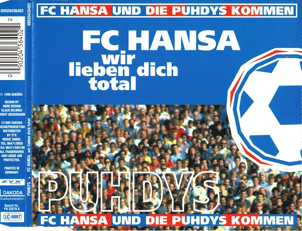 Puhdys - FC HANSA, wie lieben dich total 1995 Maxi - Single.jpg