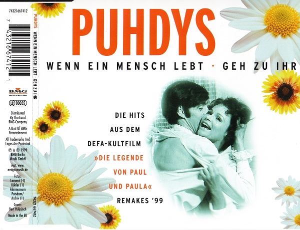 Puhdys - Wenn ein Mensch lebt - Geh zu ihr 1999 Single.jpg